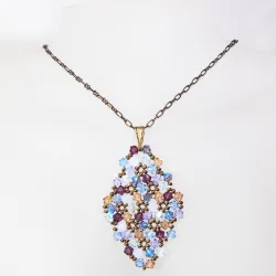 Pendant 65cm - Shea Rhombus M-Bronze Chain - Pendant 65cm - Laiton bronze